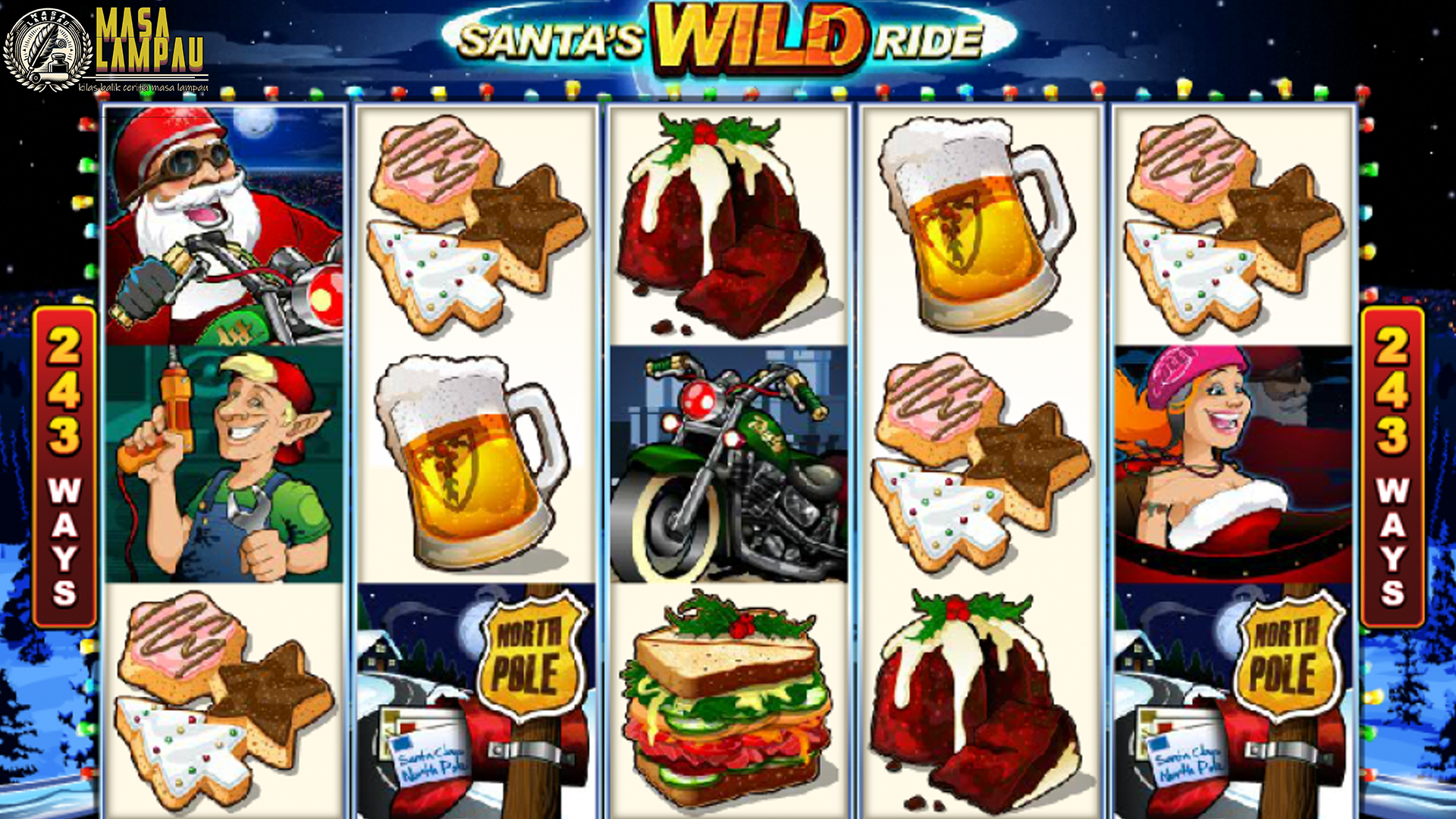 Keajaiban Natal: Bermain Slot Santa's Wild Ride yang Seru