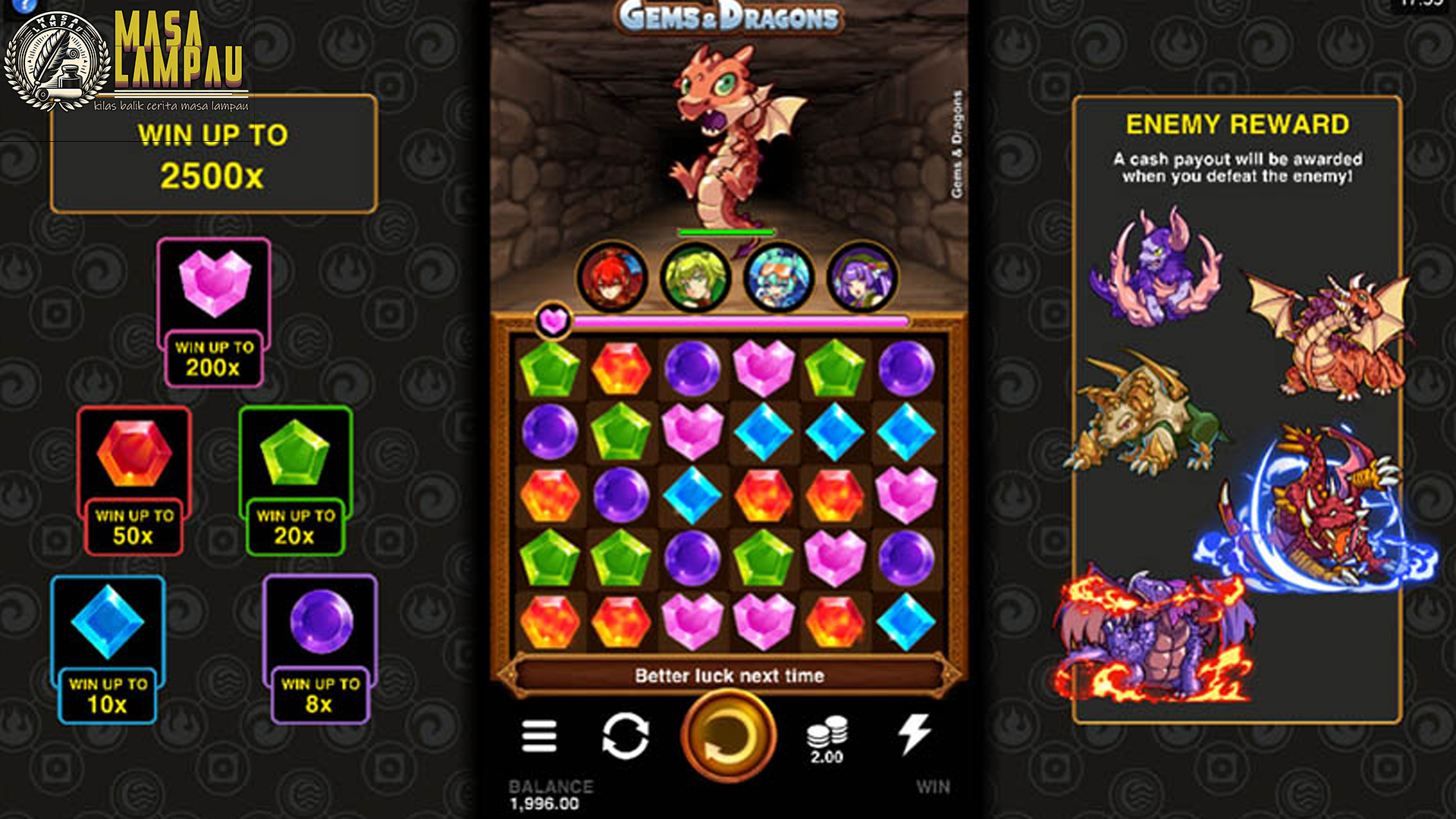 Bonus Spektakuler: Rahasia di Slot Gems and Dragons