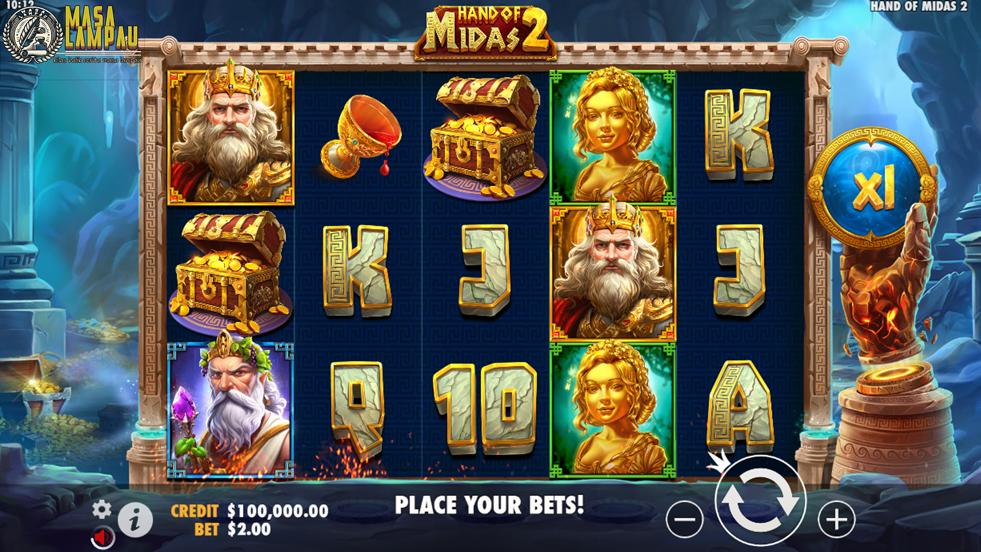 Slot Hand of Midas 2: Kemenangan Emas Menanti di Gulungan