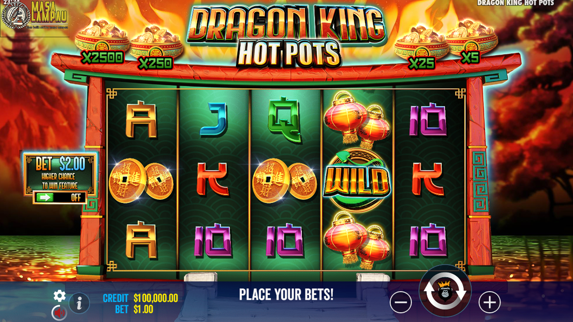 Dragon King Hot Pots: Slot Online dengan Sensasi Panas Jackpot